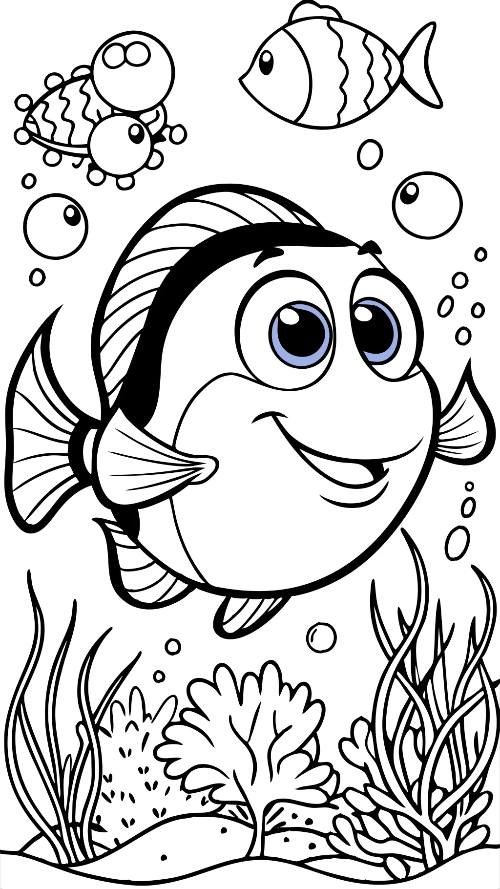 Encontrar páginas para colorear de Nemo Dory